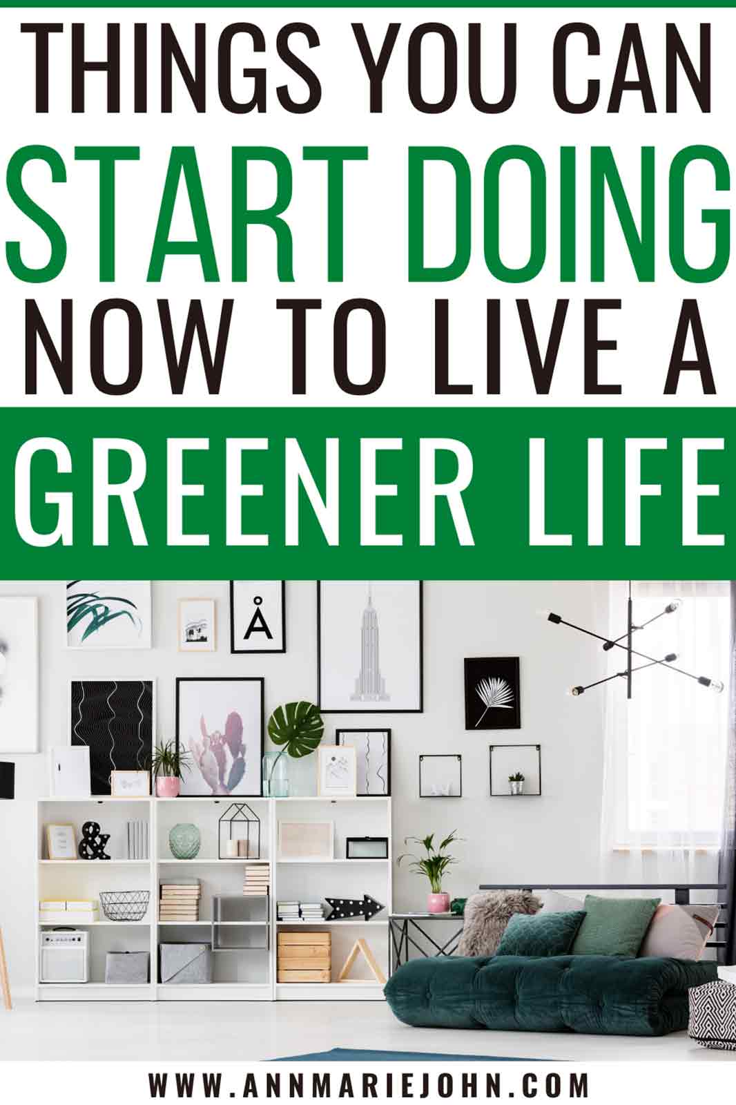 how to live a greener life