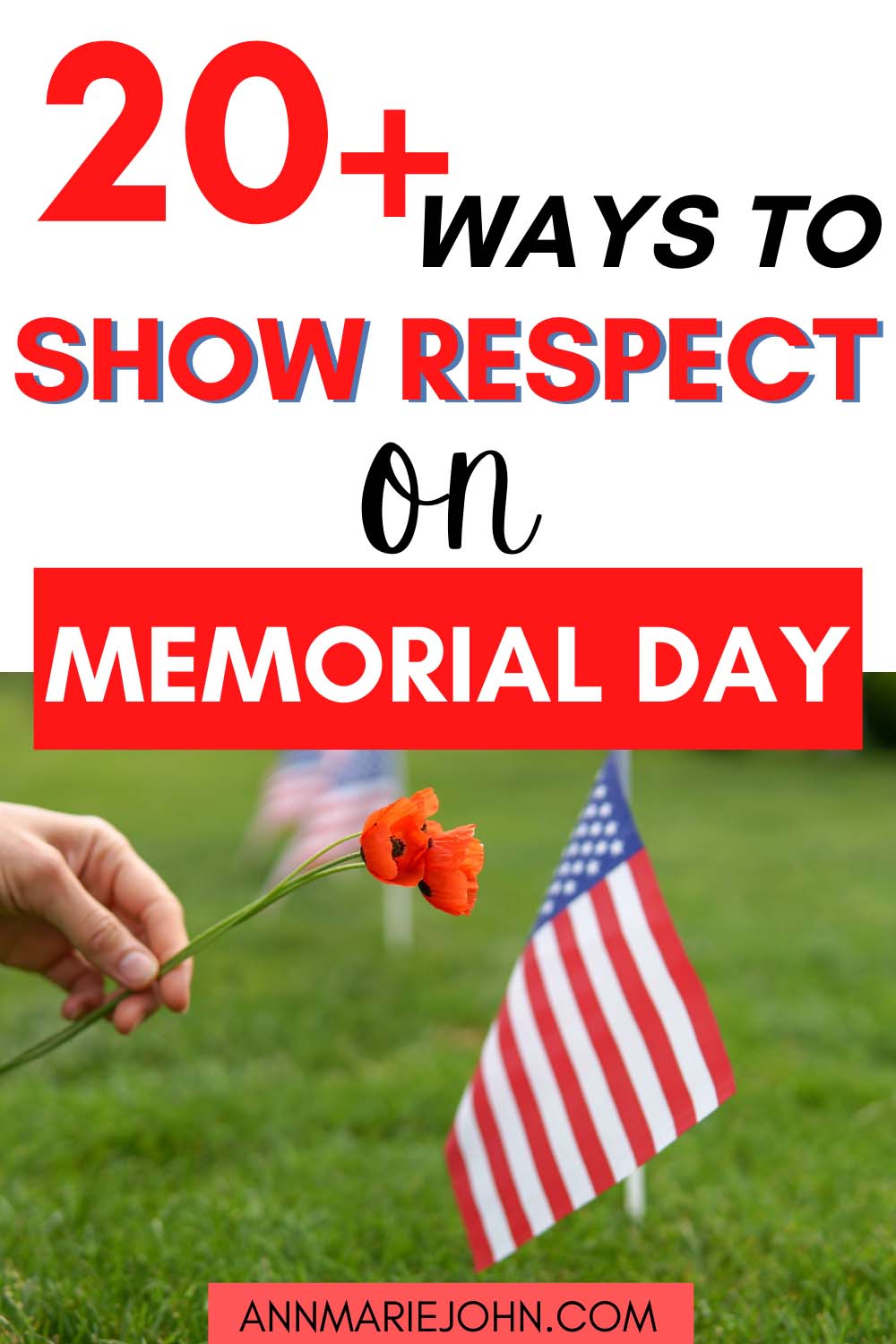 ways to show respect on memorial day