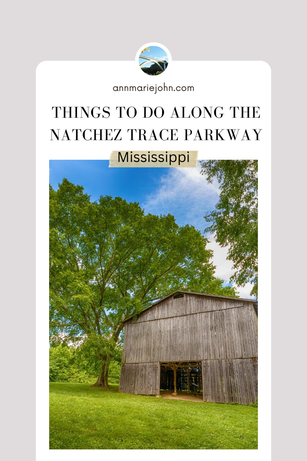 Things to do along the Natchez Trace Parkway
