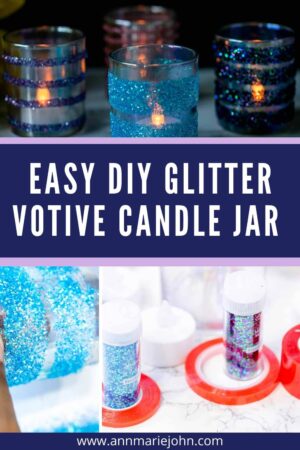 Skip the Mod Podge and Make These Gorgeous Glitter Votive Candle Jars ...