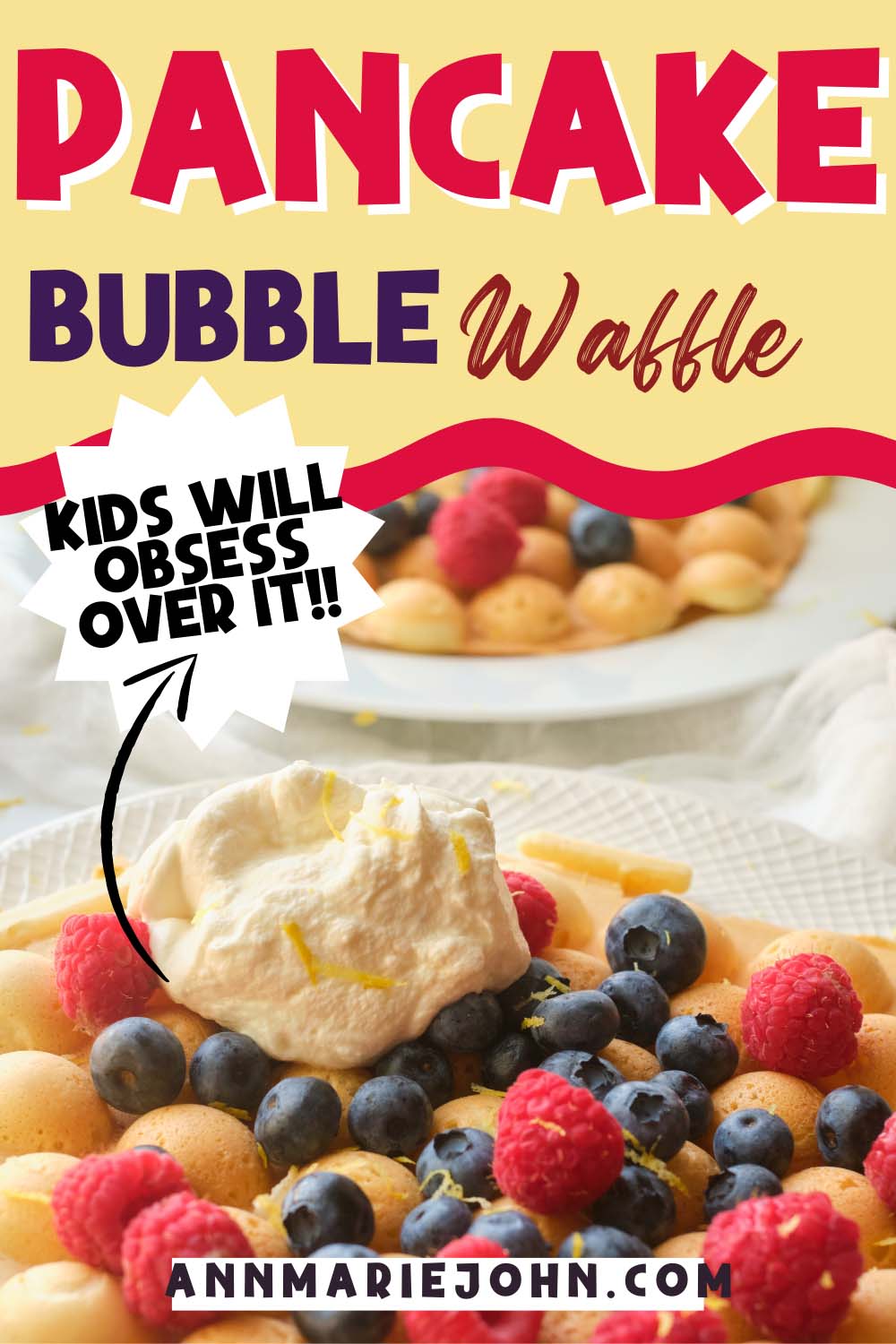 Pancake Bubble Waffle