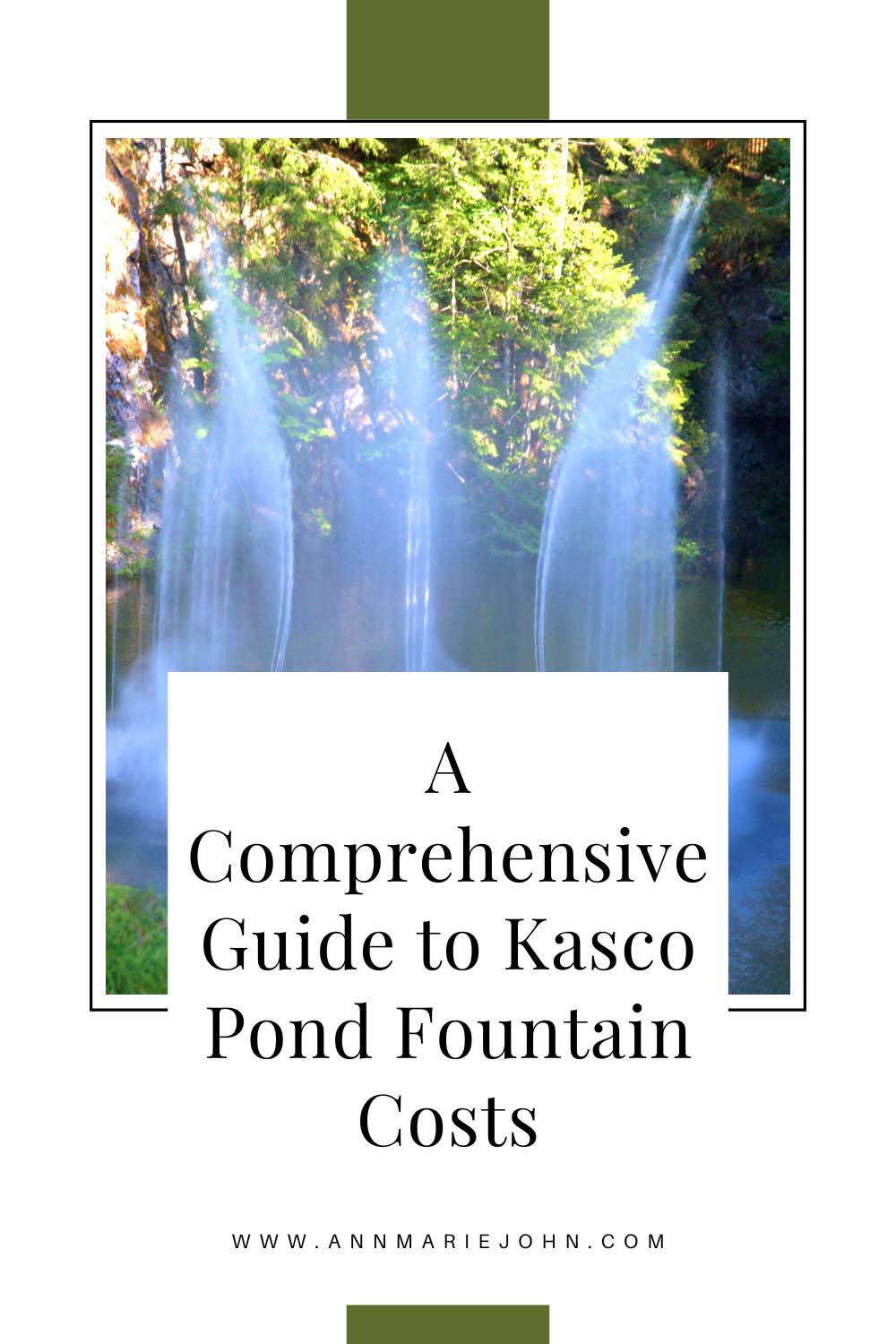 A Comprehensive Guide to Kasco Pond Fountain Costs