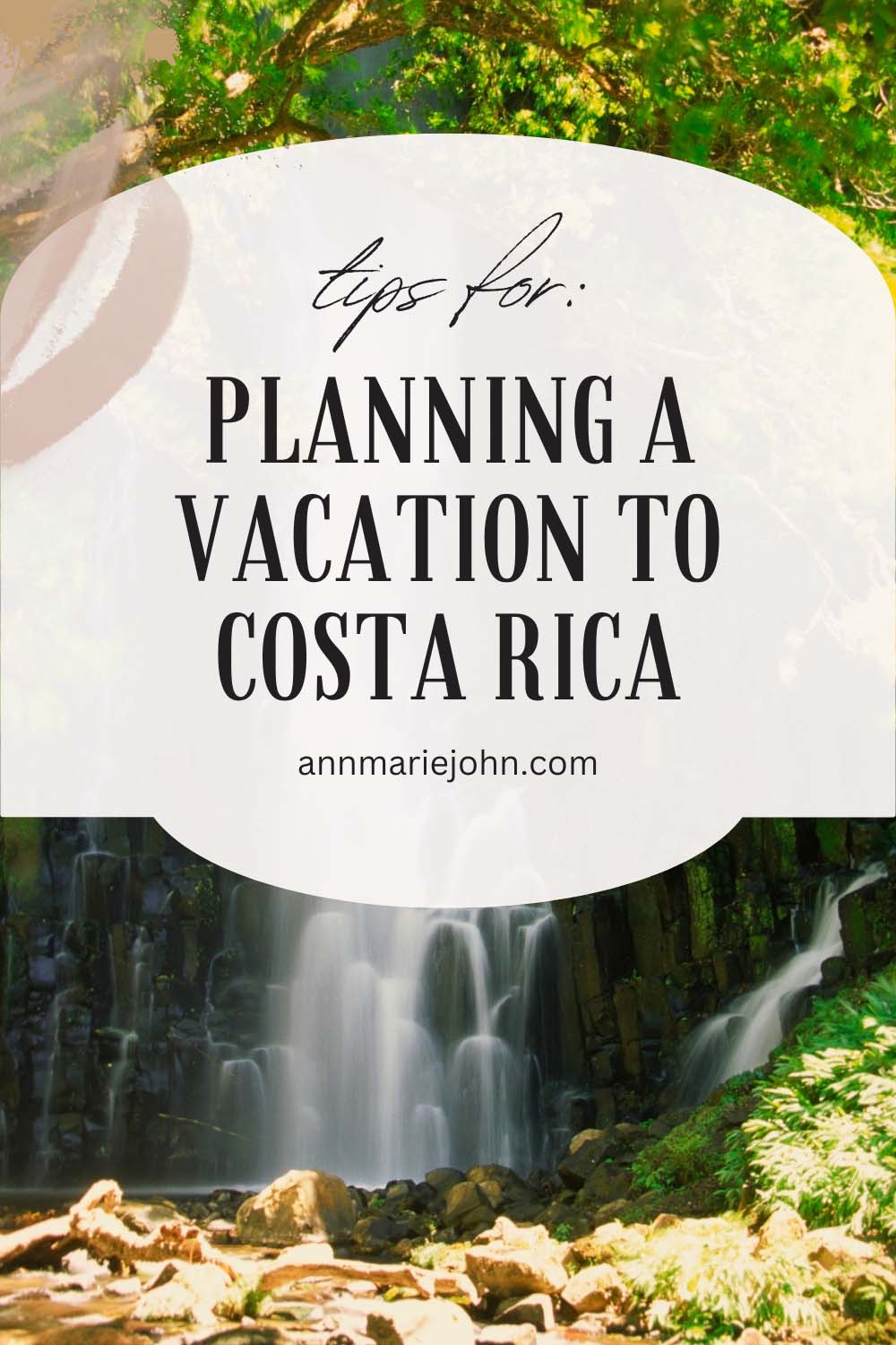 planning a vacation to Costa Rica