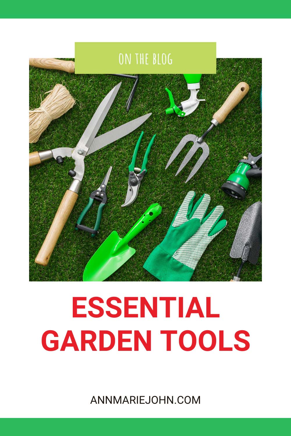 essential garden tools