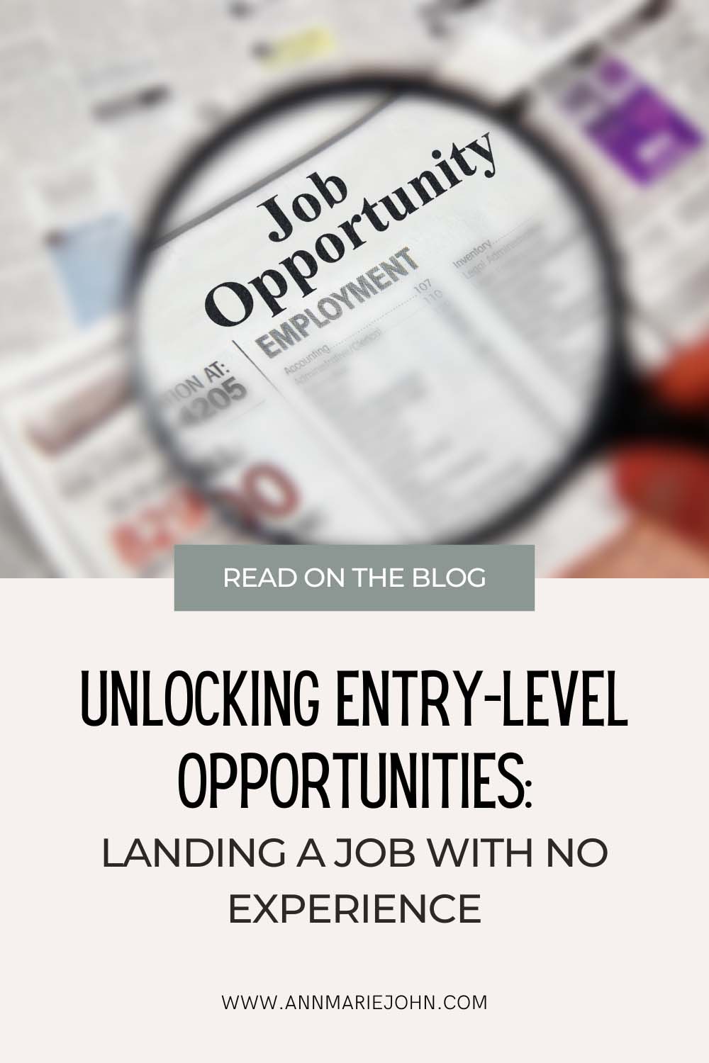 Landing a Job with No Experience