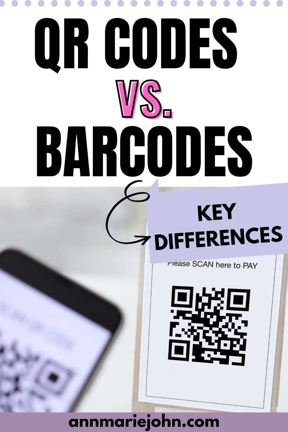 QR Codes vs. Barcodes: Key Differences