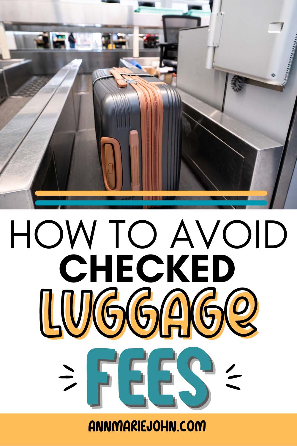 How to Avoid Checked Baggage Fees