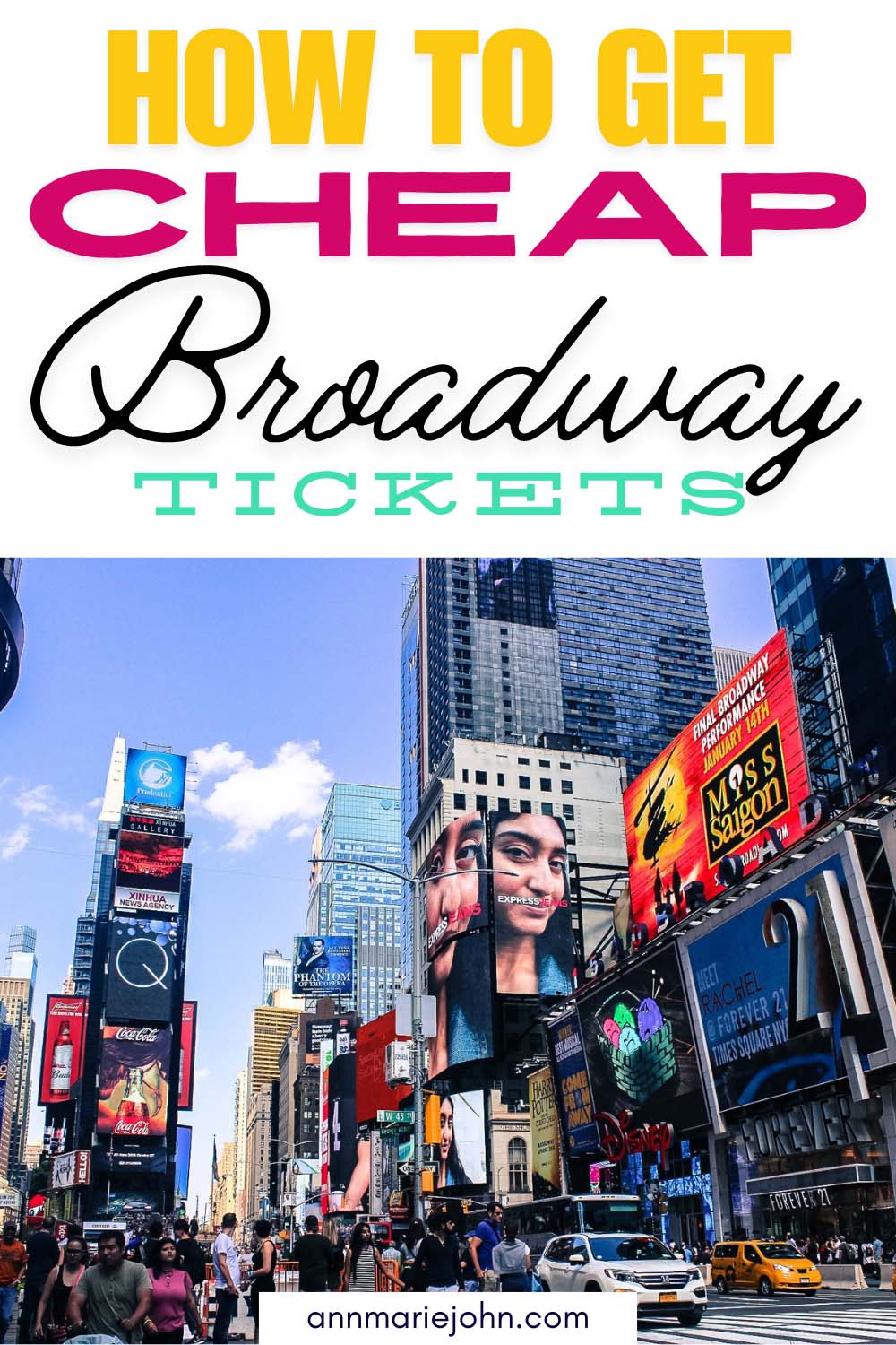 How to Get Cheap Broadway Tickets